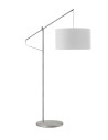 View MDC Lampa podłogowa ALTISSIMA regulowana chrom matowy 1xE27 abażur biały w komplecie 589323504