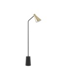 MDC Lampa podłogowa TAMET czarny mat, mosiądz mat 1xE27 589365901