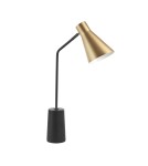 MDC Lampa stołowa TAMET czarny mat, mosiądz mat 1xE27 589375901