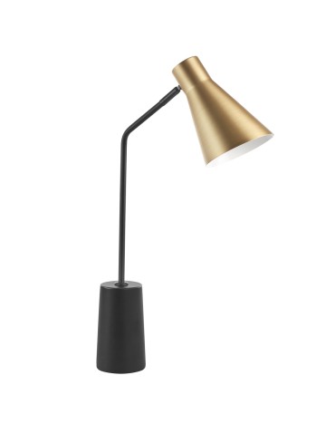 MDC Lampa stołowa TAMET czarny mat, mosiądz mat 1xE27 589375901