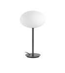MDC Lampa stołowa PRESS czarny 1xE27 szkło mleczne 589519101