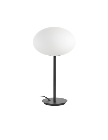 MDC Lampa stołowa PRESS czarny 1xE27 szkło mleczne 589519101