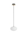 View MDC Lampa wisząca PRESS mosiądz mat 1xE27 Ø22cm szkło mleczne 589536101