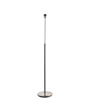 MDC Lampa podłogowa JULIETTE chrom matowy, czarny mat 1xE27 (abażur zamawiany osobno) 580603801