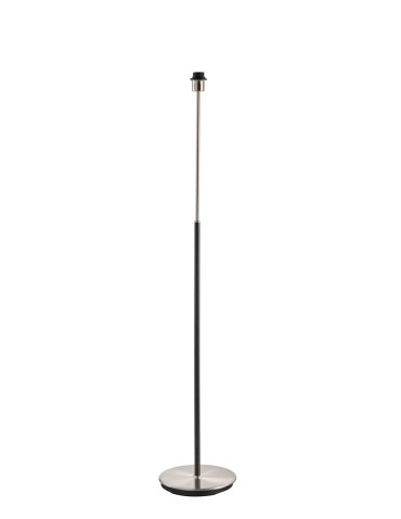 MDC Lampa podłogowa JULIETTE chrom matowy, czarny mat 1xE27 (abażur zamawiany osobno) 580603801