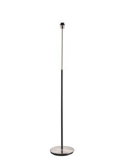 MDC Lampa podłogowa JULIETTE chrom matowy, czarny mat 1xE27 (abażur zamawiany osobno) 580603801