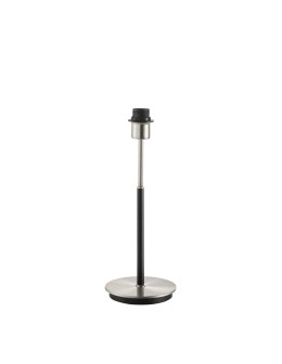 MDC Lampa stołowa JULIETTE chrom matowy, czarny mat 1xE27 (abażur zamawiany osobno) 580613801