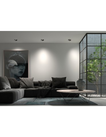 MDC Lampa podtynkowa BENZ biały mat 1xGU10 ø92mm ruchoma bez oprawki 579608101 - product 2