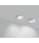 MDC Lampa podtynkowa KEPLER biały mat 1xGU10 ø88mm ruchoma bez oprawki 579688101