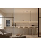 MDC Lampa wisząca KOPA czarny mat, drewniany naturalny 4xE27 madera natural 450079101