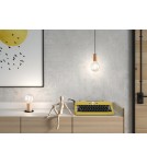 MDC Lampa stołowa KOPA czarny mat, drewniany naturalny 1xE27 450059101