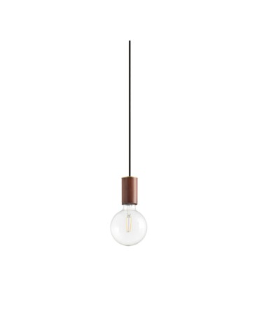 MDC Lampa wisząca KOPA bez podufitki, mosiądz mat, orzech 1xE27 (podsufitka kod 589159100) 450406101