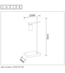 Loft table lamps - industrial - Lucide LEANNE Desk 1xE27 black 21521/01/30 - product 18