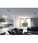 MDC Oprawa natynkowa GALILEO L czarny mat 1xGU10 ø60x130mm 579719201