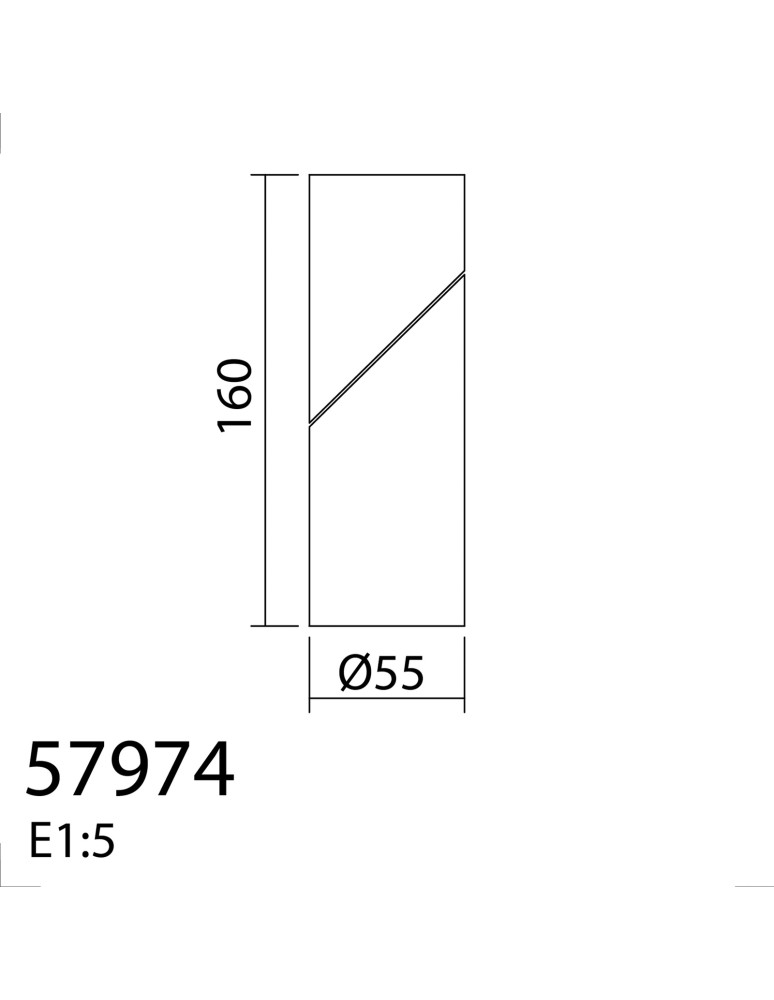 MDC Oprawa natynkowa regulowana GALILEO ART biały mat 1xGU10 ø56X158mm 579748301