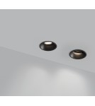 MDC Lampa podtynkowa BENZ czarny mat 1xGU10 ø92mm ruchoma bez oprawki 579609101