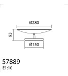 MDC Lampa stołowa BOOM czarny mat LED 48W 2700K CRI90 ściemnialna 578899102