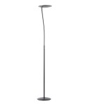 MDC Lampa podłogowa ZENIT S nikiel czarny matowy LED 30+10W 3000K ściemnialna 575069320