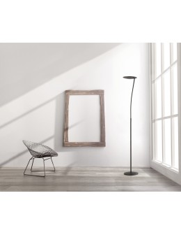 MDC Lampa podłogowa ZENIT S nikiel czarny matowy LED 30+10W 3000K ściemnialna 575069320 - product 2