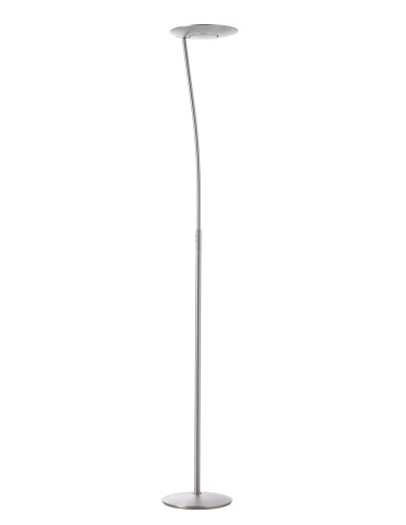 MDC Lampa podłogowa ZENIT S nikiel mat LED 30+10W 3000K ściemnialna 575069720