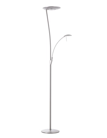 MDC Lampa podłogowa ZENIT nikiel mat LED 30W+10W+7W 3000K ściemnialna 575059720