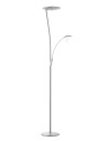 View MDC Lampa podłogowa ZENIT nikiel mat LED 30W+10W+7W 3000K ściemnialna 575059720