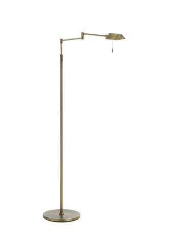 MDC Lampa podłogowa LITE brąz LED 10W 3000K regulowana wysokość, ściemnialna, wychylna 575044320