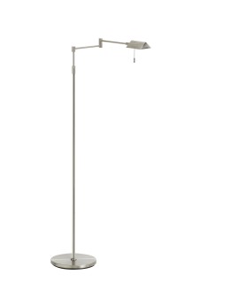 MDC Lampa podłogowa LITE nikiel mat LED 10W 3000K regulowana wysokość, ściemnialna, wychylna 575049720