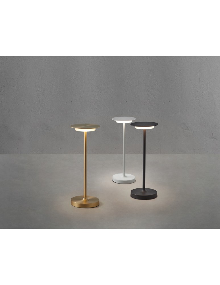 MDC Lampa stołowa SENSE biały LED 5W akumulatorowa przenośna, ściemnianie 3 stopniowe 589458102