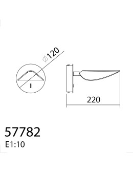 MDC Lampa ścienna SENDA biały mat LED 7W 3000K z włącznikiem 577828102 - produkt 2