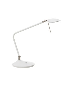 MDC Lampa biurkowa DIXON biały mat, chrom matowy LED 7W 3000K regulowana 574725409