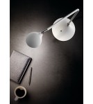 MDC Lampa biurkowa DIXON biały mat, chrom matowy LED 7W 3000K regulowana 574725409
