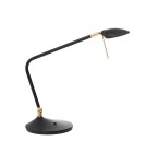 MDC Lampa biurkowa DIXON czarny mat, mosiądz mat LED 7W 3000K regulowana 574725909