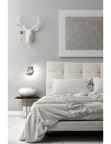 MDC Lampa ścienna ZENIT nikiel mat LED 7W 3000K ściemnialna z włącznikiem 575099702 - product 2