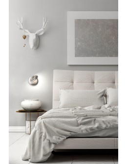 MDC Lampa ścienna ZENIT nikiel mat LED 7W 3000K ściemnialna z włącznikiem 575099702 - produkt 2