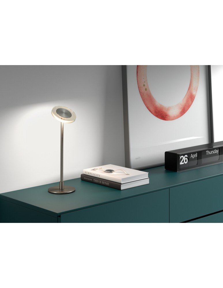 MDC Lampa stołowa ONIX nikiel mat LED 6W 3000K 573769709