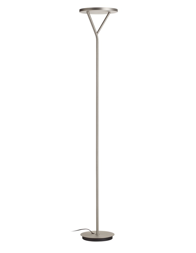 MDC Lampa podłogowa PLANA S nikiel mat LED 40W ściemnialna 589713602