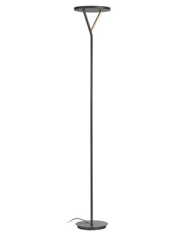 MDC Lampa podłogowa PLANA S czarny mat LED 40W ściemnialna 589719102