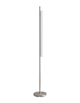 MDC Lampa podłogowa OSLO nikiel mat LED 20W 3000K szkło transparentne, ściemnialna 580503602