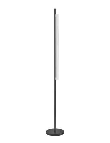 MDC Lampa podłogowa OSLO czarny mat LED 20W 3000K szkło transparentne, ściemnialna 580509102