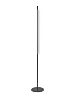 MDC Lampa podłogowa OSLO czarny mat LED 20W 3000K szkło transparentne, ściemnialna 580509102