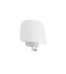 MDC Lampa ścienna ELEA READER biały mat 1xE27+LED 3W 3000K abażur biały 576368125