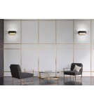 MDC Lampa ścienna NORA czarny mat, mosiądz mat LED 2x7W 3000K 576305902
