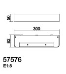 MDC Lampa ścienna WENDY mosiądz mat LED 2x7W 3000K 575766102