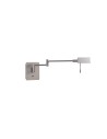 View MDC Lampa ścienna LITE nikiel mat LED 8W 3000K CRI90 + USB ściemnianie dotykowe 577259702