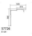 MDC Lampa ścienna LITE nikiel mat LED 8W 3000K CRI90 ściemnianie dotykowe, wtyczka 577269702