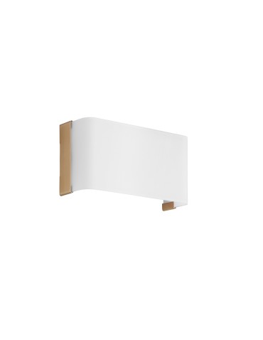 MDC Lampa ścienna TOIS mosiądz mat LED 8W 3000K 580806102