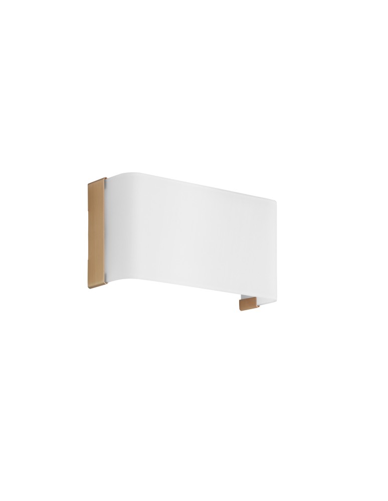 MDC Lampa ścienna TOIS mosiądz mat LED 8W 3000K 580806102