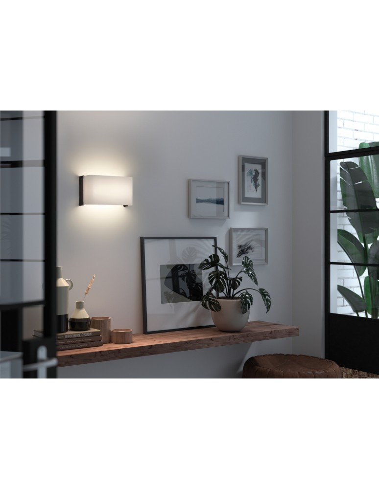 MDC Lampa ścienna TOIS czarny mat LED 8W 3000K 580809102