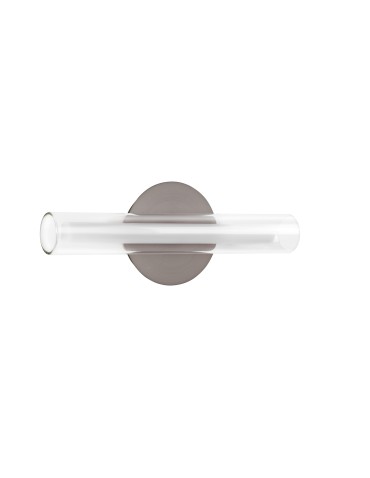 MDC Lampa ścienna OSLO nikiel mat LED 8W 3000K szkło transparentne, ściemnialna 580513602